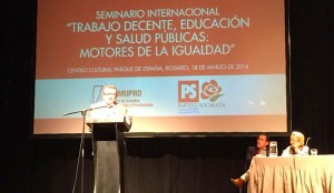 Carlos Siqueira fala em palestra na cidade de Rosário